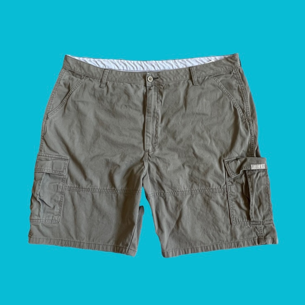 Wrangler Cargo Shorts 100% Cotton 10" Inseam Gray Men Size 42